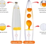 Metal base wax lamp