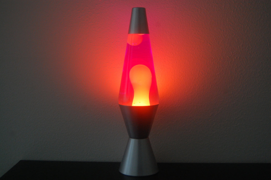 Red 13-inch lava lamp (one size option in the 13-inch vs larger guide)